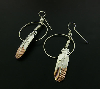 Feather - Sterling Silver Earrings