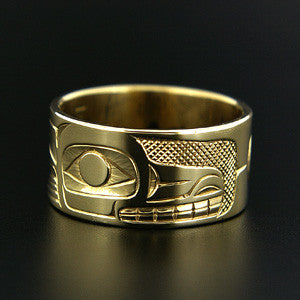 Wolf - 14k Gold Ring