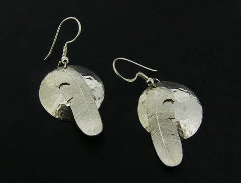 Feathers - Sterling Silver Earrings