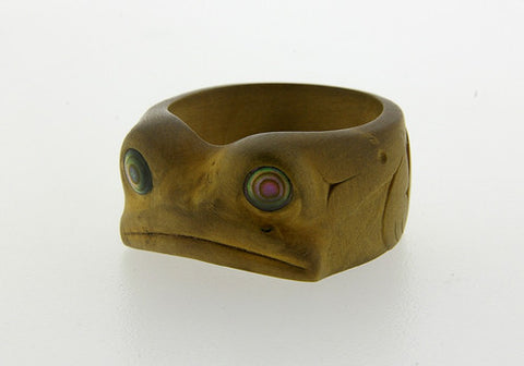 Frog - Boxwood Ring