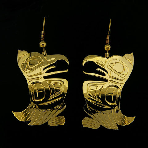 Eagle - 18k Gold Earrings