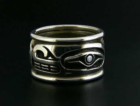 Whale - Silver Ring