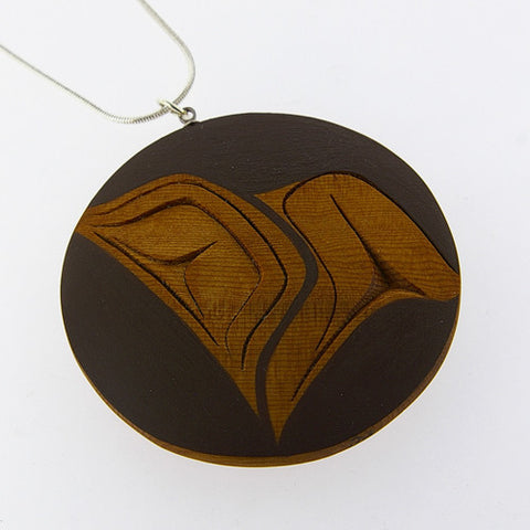 Beaver - Yew Wood Pendant