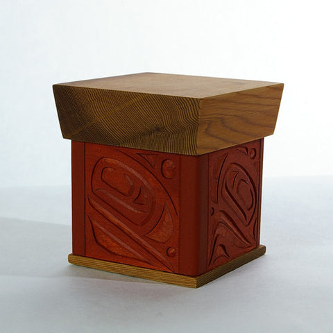 Four Salmon - Cedar Bentwood Box