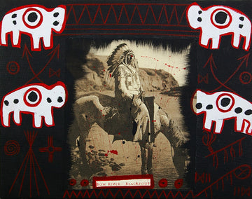 Ian Reid - Blackfoot in Red - Archive