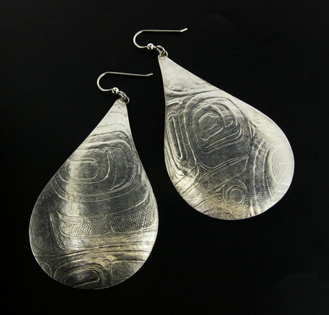 Raindrop - Silver Earrings