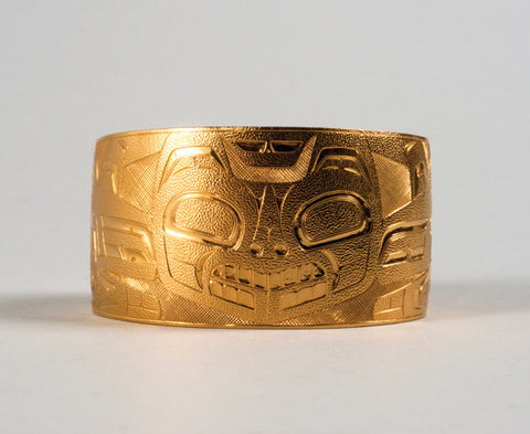 Killerwhale and Bear - 22k Gold Bracelet