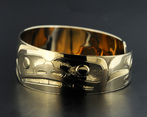 Raven and Human - 14k Gold Bracelet – Lattimer Gallery