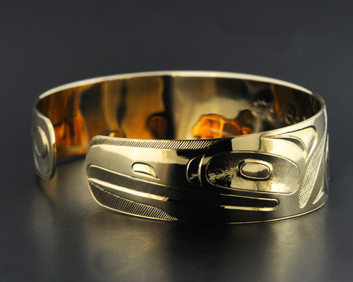 Raven and Human - 14k Gold Bracelet – Lattimer Gallery