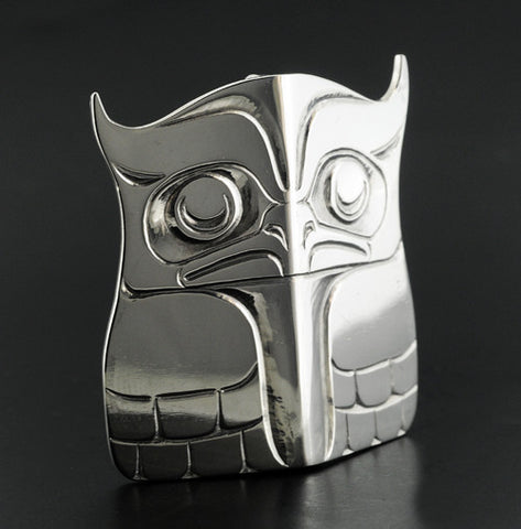 Owl - Silver Pendant