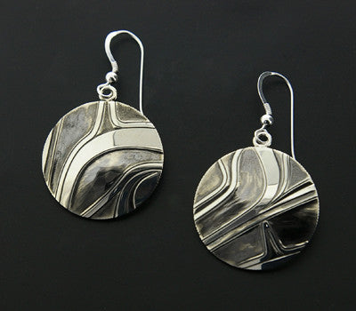 Abstract - Silver Earrings