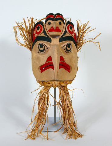 Eagle and Hawk - Red Cedar Mask