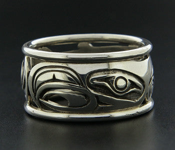 Salmon - Silver Ring