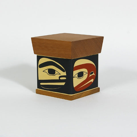 Raven, Human, Eagle, Frog - Bentwood Box