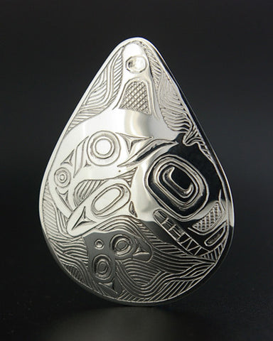 Killerwhale - Sterling Silver Pendant
