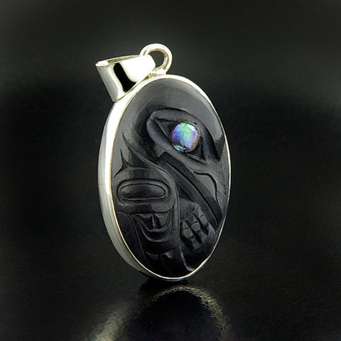 Raven - Silver Pendant