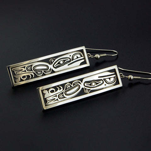 Raven - Silver Earrings