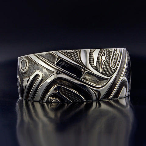 Abstract - Silver Bracelet