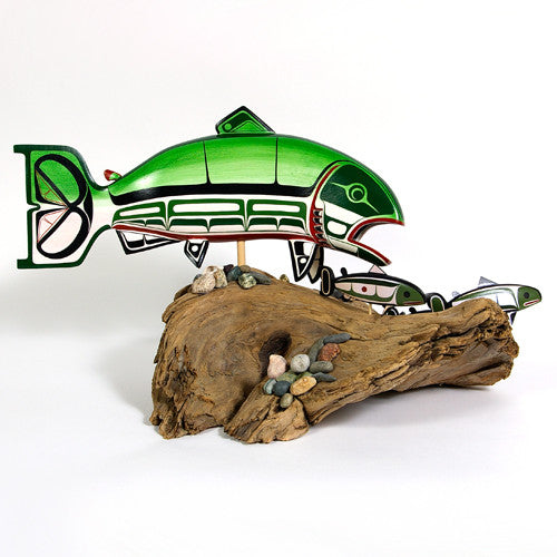 Steve Smith and Harris Smith - Salmon - Sculpture
