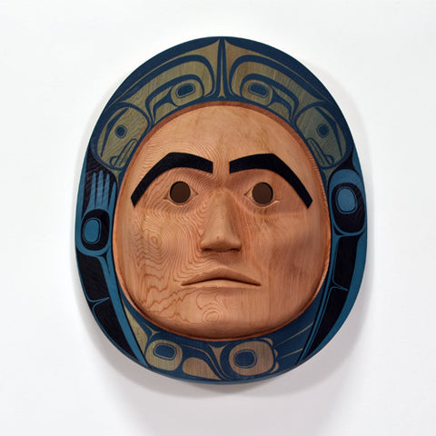 Moon - Red Cedar Mask