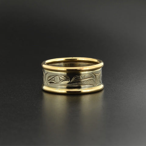 Eagle - 18k White Gold Ring