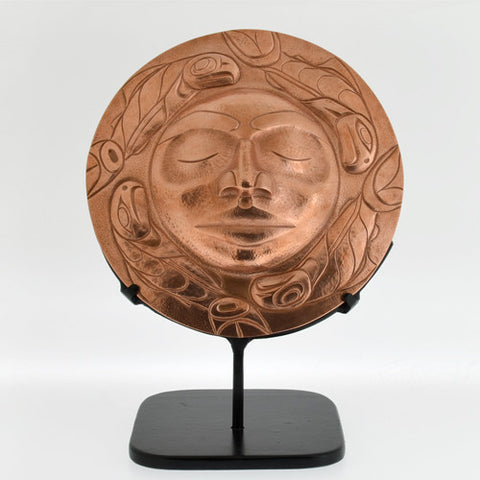 Salmon Moon - Copper Repousse Frontlet