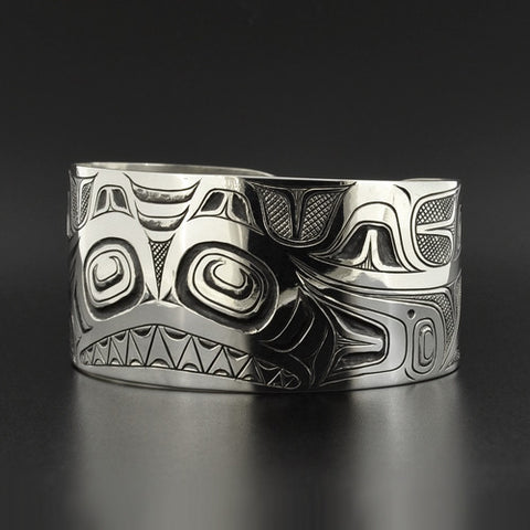 Shark - Silver Bracelet