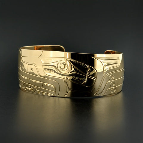 Wolf - 14k Gold Bracelet