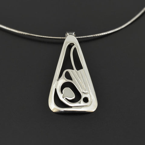 Frog - Silver Pendant