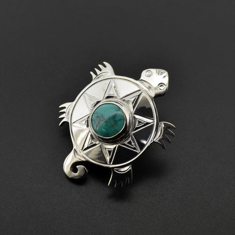 Turtle - Silver Pendant