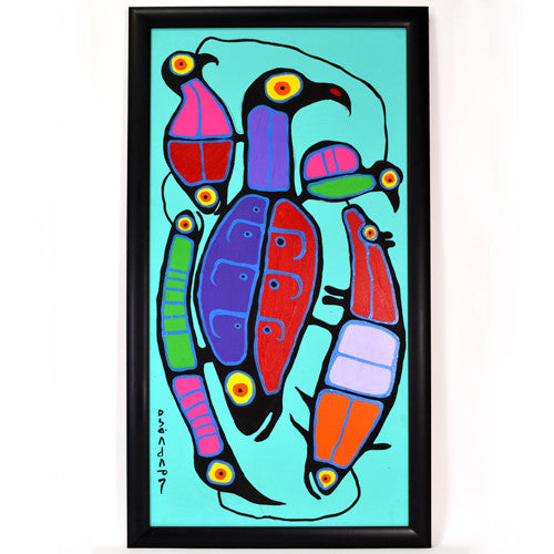 Norval Morrisseau - Amongst Friends - Paintings
