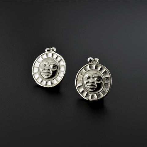 Moon - Silver Earrings