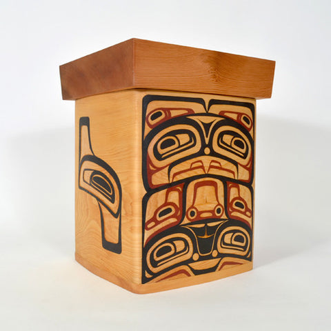 Eagle - Red and Yellow Cedar Bentwood Box