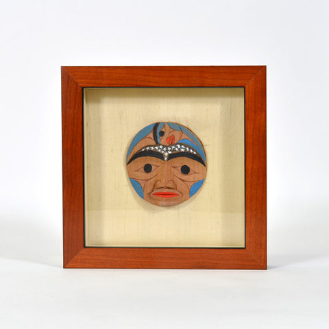 Moon - Red Cedar Mask