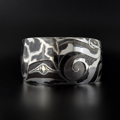 t<U>a</U>k'wa (Octopus) - Silver Bracelet