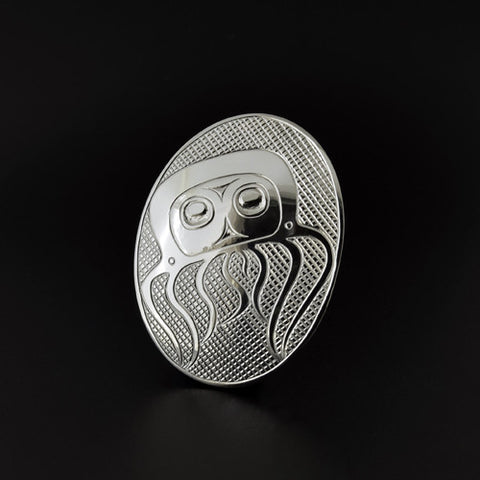 Jellyfish - Silver Pin/Pendant