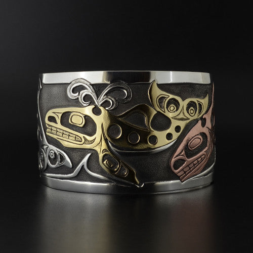 Kelvin Thompson - Pod of Whales - Silver Jewellery