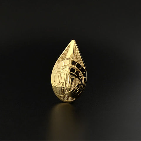 Orca - 14k Gold Pendant