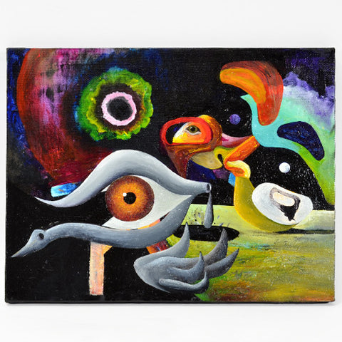 Duck Crossing - Acrylic on Canvas