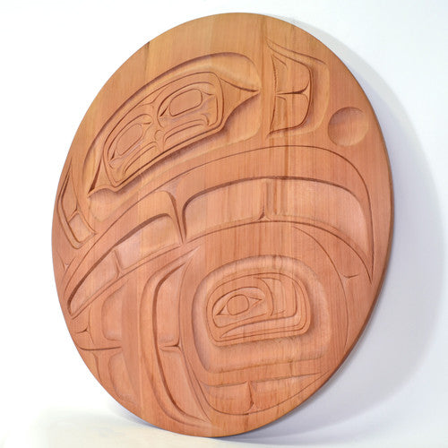 Ernest Swanson - Becoming Whole: Eagle's Introspection - Sculpture