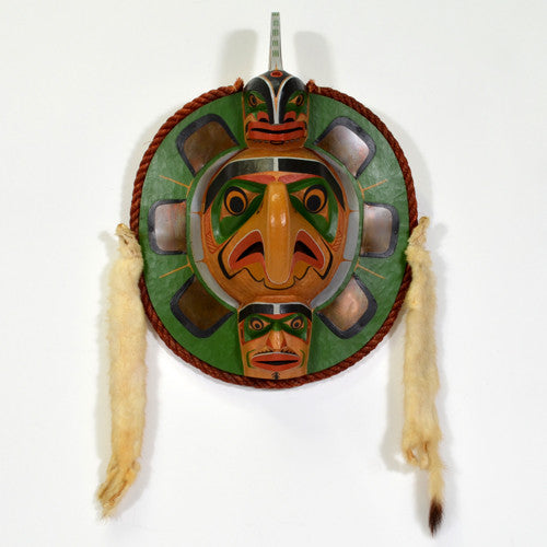 Joe Peters - Eagle Frontlet with Whale and Human - Masks
