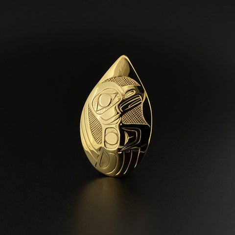 Eagle - 14k Gold Pendant