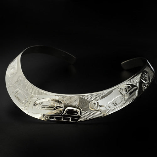 Shawn Edenshaw - Whale and Salmon - Silver Jewellery