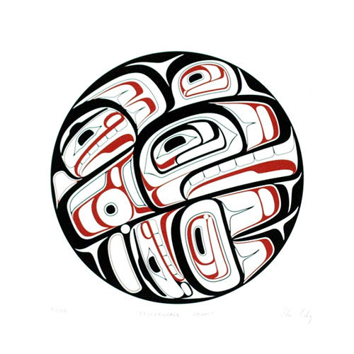 Alano Edzerza - Killerwhale Drum - Prints