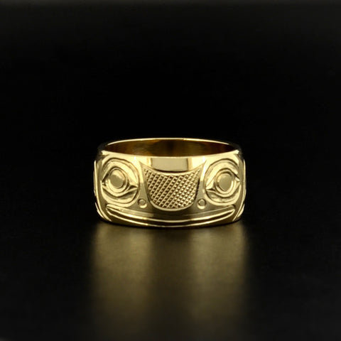 Frog - 14k Yellow Gold Ring