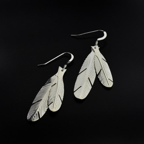 Justin Rivard - Eagle Feathers - Silver Jewellery