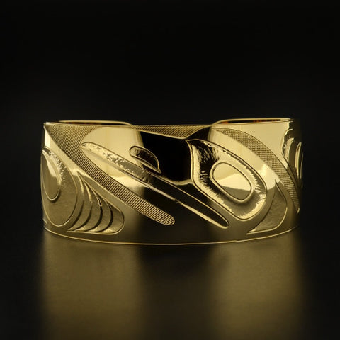 Raven and Eagle - 18k Gold Bracelet