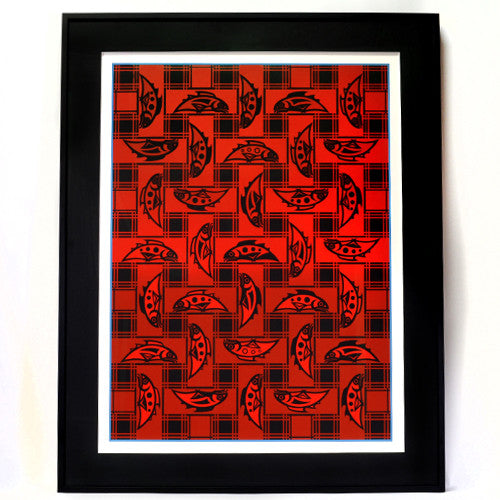Susan Point - Salmon Blanket Design - Prints