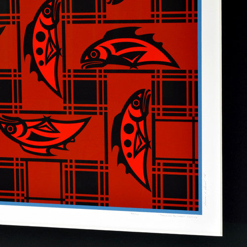 Susan Point - Salmon Blanket Design - Prints