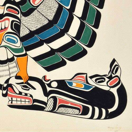 Henry Speck Sr - Thunderbird and Whales - Archive